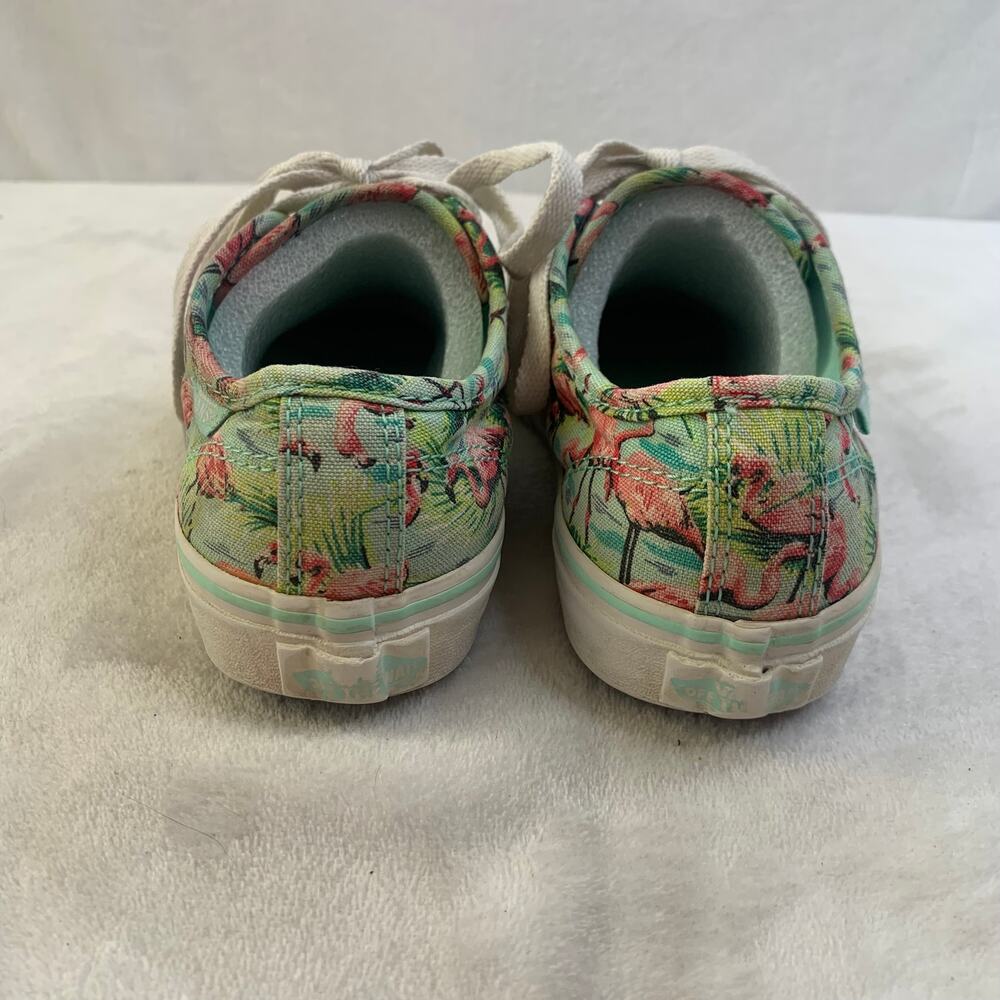 VANS UltraCush Pink Flamingo Tropical Missy 2.5 Kids Girls Sneakers (READ) - Picture 5 of 8